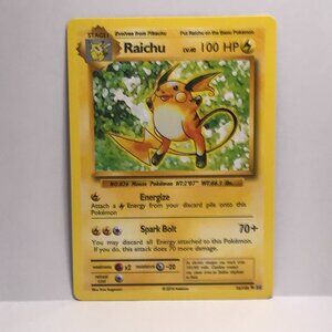 Raichu 36/108 XY Evolutions Deck Exclusive LP Non-holo Rare Pokemon Card RP